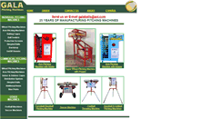 Desktop Screenshot of galapitchingmachines.com