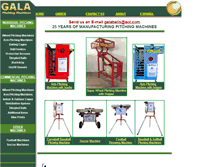 Tablet Screenshot of galapitchingmachines.com